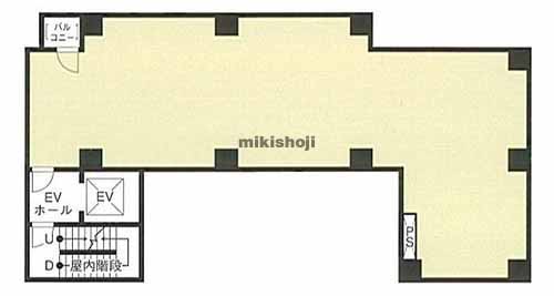 ＦＵＪＩＢＵＩＬＤＩＮＧ　ＨＡＲＡＪＵＫＵ 平面1