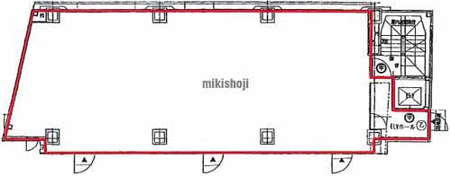 エムズ原宿ビル 平面1