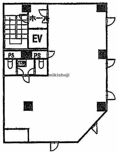 エスワン新宿ビル 平面1