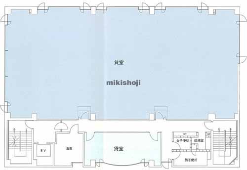 北越製紙両国ビル 平面1