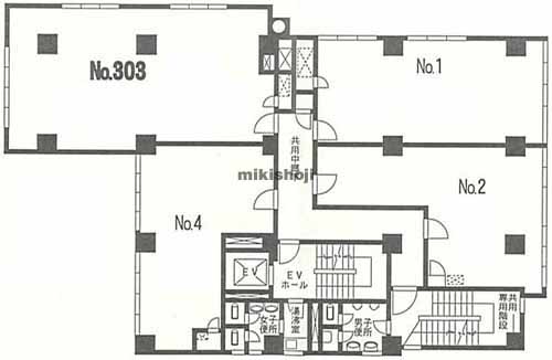 三田ハイツ 平面1