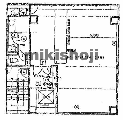 昭美京橋第２ビル 平面1