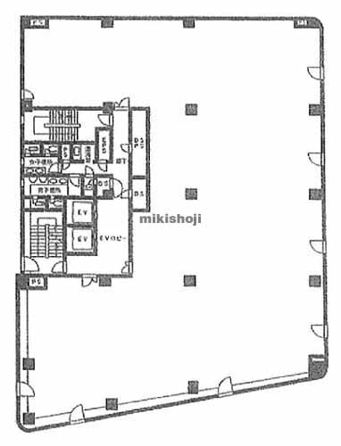 日本橋浜町のプラザＡＮＳビル 平面1