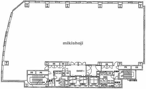 オリックス不動産西新宿ビル 平面1