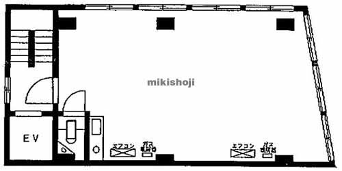 弓削ビル 平面1