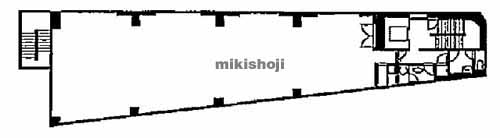 清澄リバーサイドビル 平面1