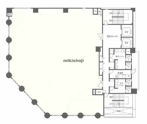 日本橋浜町の田辺浜町ビル 平面1
