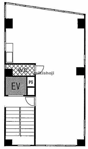 佐藤エステートビル新館 平面1