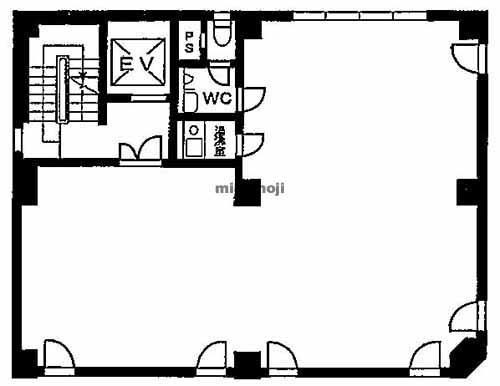 落合ビル 平面1
