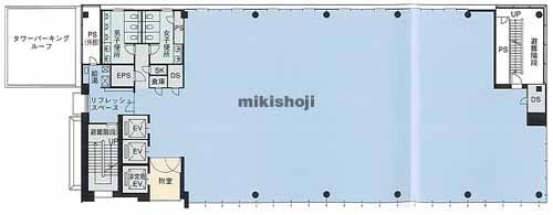 上野トーセイビル 平面1