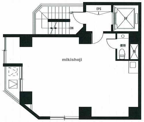 ＣＯＭＭＯＮ Ａｋａｓａｋａビル 平面1