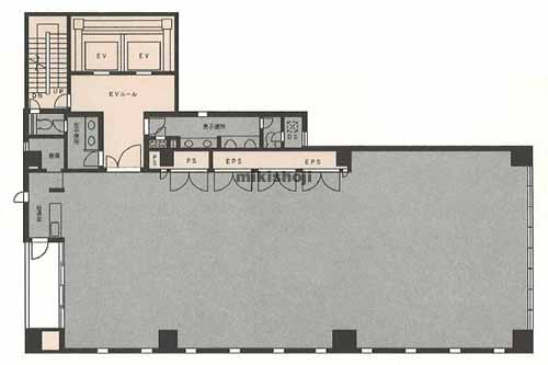 新虎サウスビル 平面1