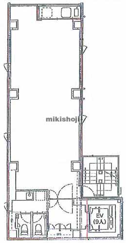 エルヴァージュ神田錦町 平面1