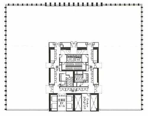 大崎センタービル 平面1