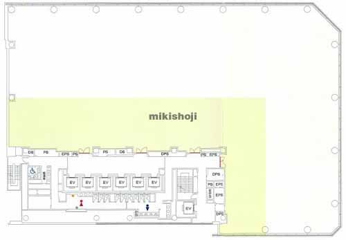 住友不動産品川シーサイドビル（ノースタワー） 平面1