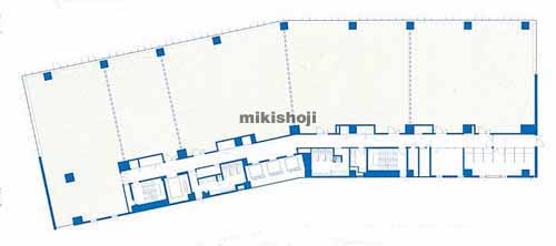 大崎ウエストシティビル 平面1