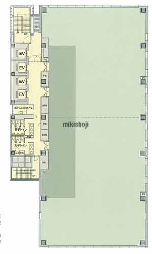 デジタルゲートビル 平面1