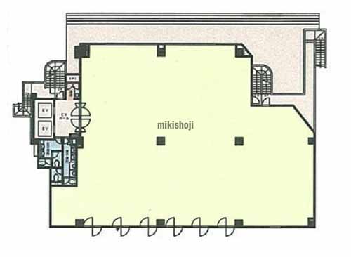 白鳥橋三笠ビル 平面1
