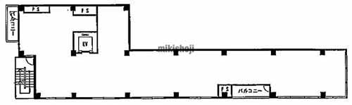 ヒューリック新宿三丁目ビル 平面1