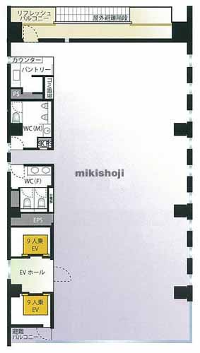ラウンドクロス大手町北 平面1