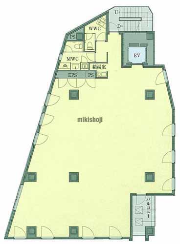 グリーンオーク高輪台 平面1