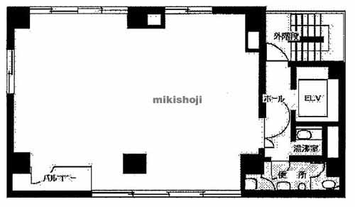 築地大長ビル 平面1
