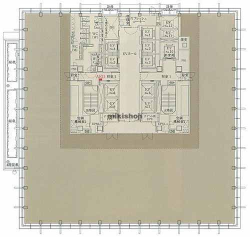 三田ベルジュビル 平面1