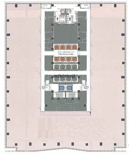 ＪＰタワー 平面1