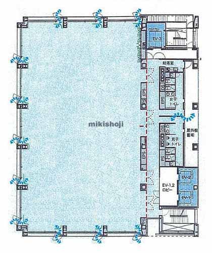 日本橋Ｔ＆Ｄ　Ｂｌｄｇ． 平面1