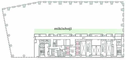 歌舞伎座タワー 平面1