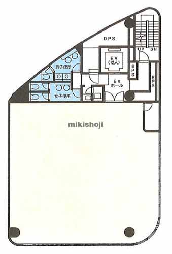 第一御幸ビル 平面1