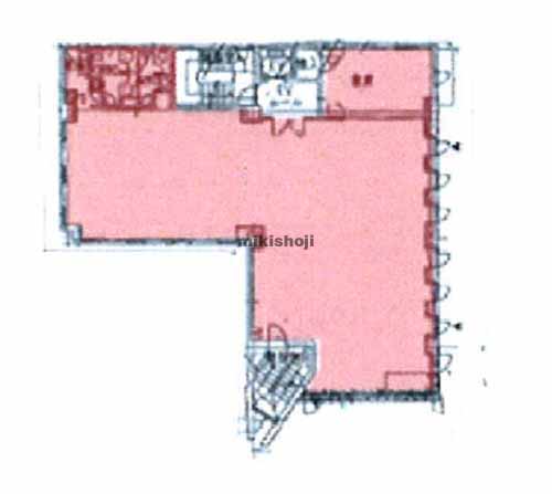 井門原宿千駄ヶ谷ビル 平面1