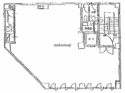 浜町パルクビル 平面1