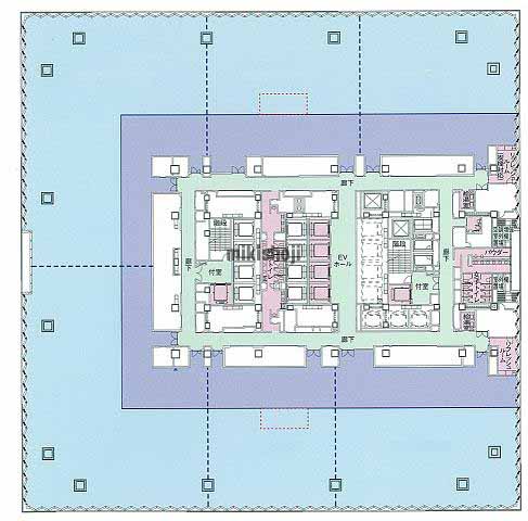 東京ガーデンテラス紀尾井町　紀尾井タワー 平面1