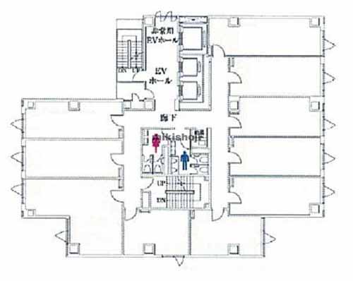 クロスオフィス内幸町 平面1