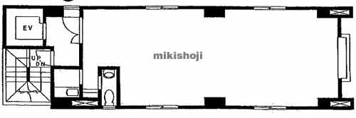 浅草橋・柳橋の織松ビル 平面1