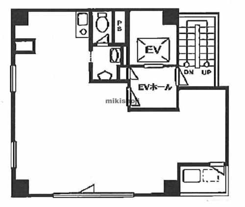 西日暮里・東日暮里のアクセスキクヤビル 平面1