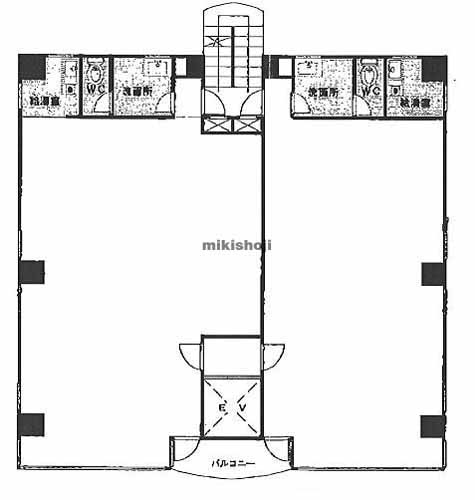 英和ビル 平面1