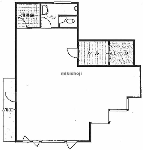 サンライズ桜木・堀口第二ビル 平面1