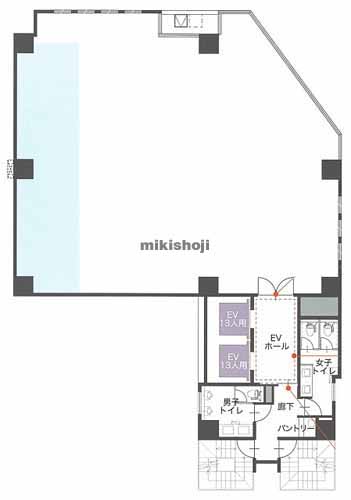 飯田橋三丁目ビル 平面1