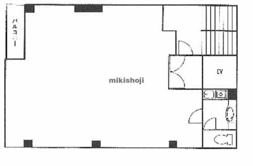 矢貝ビル 平面1