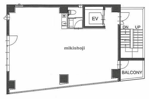 モダンフォルム西麻布ビル　パートⅡ 平面1