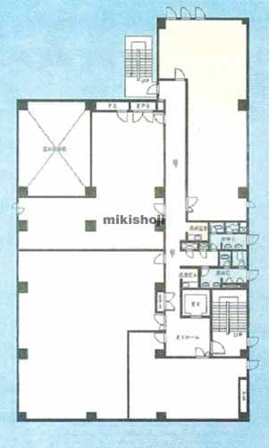 中央区のエレル千葉中央ビル 平面1