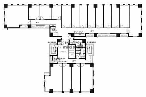 ＴＨＥ　ＨＵＢ　銀座　ＯＣＴ 平面1