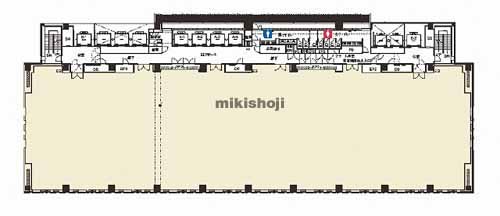 上野イーストタワー 平面1