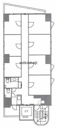 ＩＬＡ渋谷美竹ビル 平面1