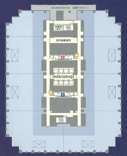 神谷町トラストタワー 平面1