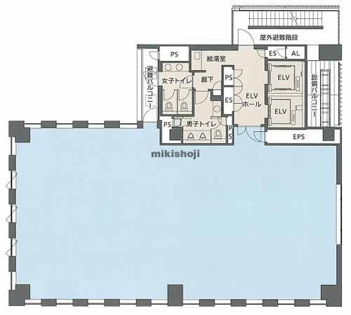渋谷Ｓ．野口Ｂｌｄｇ． 平面1