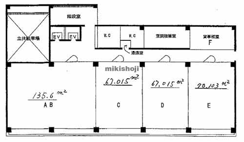 虎屋ビル 平面1