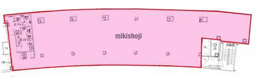 渋谷ブリッジＢ棟 平面1